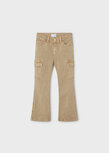 Mayoral - Meisje - Broek cargo flared fit - 4543 - 86 - Cacao