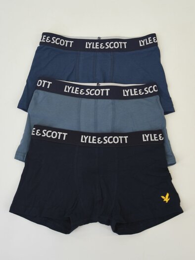 Lyle & Scott - Boxer - China Blue - poplin