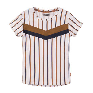 DJ Dutchjeans - T-shirt - White Stripe