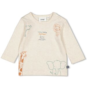 Feetje - Longsleeve - Animals - Offwhite Melange