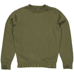 LEVV - Girls - Sweater - Olive Burnt