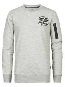Petrol - Boys Sweater Rounded Neck - Grey