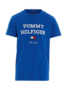 Tommy Hilfiger - T-shirt - Logo opdruk - Ultra Blue