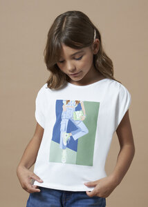 Mayoral - Meisje - T-shirt - 6011 - 41 - Menta