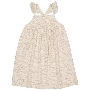 LEVV - Little Girls - Kleed - Taupe  Dot