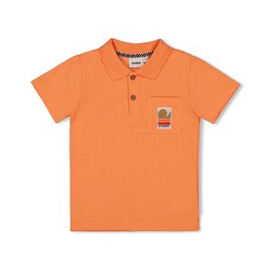 Sturdy - Polo - Checkmate - Neon Orange