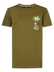 Petrol - Boys T-shirt LS Round Neck - 6157 - Dark Moss