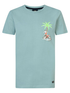 Petrol - Boys T-shirt LS Round Neck - 5179 - Aqua Grey