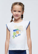 Mayoral - Meisje - T-shirt - 3096 - 79 - Tinta