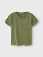 Name it - T-shirt - Oil Green