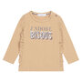 Dirkje - Longsleeve J'adore Bisous - Beige