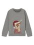 Name It - Sweater Kersthert - Grey Melange