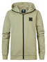 Petrol - Boys sweater Hooded Zip - 6158 - Sage Green