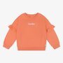 Daily7 - Girl - Organic Sweater Ruffle Darlin - Peach Melba