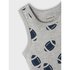 Name it - NOOS - Singlet - Grey Melange_