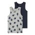 Name it - NOOS - Singlet - Grey Melange_