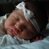 Newborn baby haarbandje met kanten strik - Light pink_