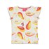 Jubel - T-shirt AOP - Papaya Punch - Wit_