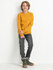 Petrol - Boys sweater round neck - Mineral Yellow_