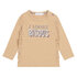 Dirkje - Longsleeve J'adore Bisous - Beige_