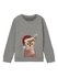 Name It - Sweater Kersthert - Grey Melange_