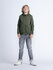 Petrol - Boys Sweater Hooded Zip - Hunter Green_