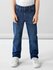 Name It - NOOS - Straight Jeans Broek - Boys - Dark Blue Denim_