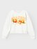 Name it - Sweater - Bright White - Orange_